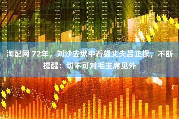淘配网 72年，刘沙去狱中看望丈夫吕正操，不断提醒：切不可对毛主席见外